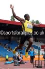JJ Jegede (Newham) long jump, 2014 Sainsbury's British Championships. Photo: David T. Hewitson/Sports for All Pics